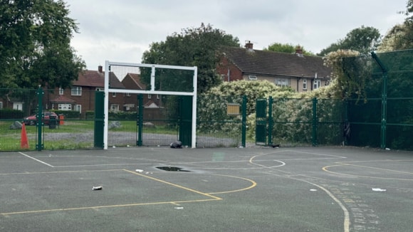 Sports facility at Brabazon Estate that will be refurbished