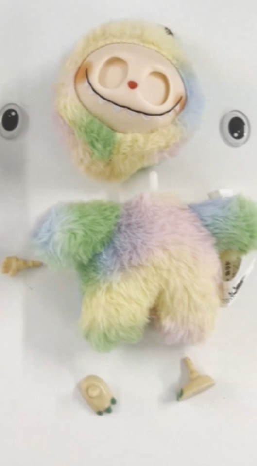 A fake Labubu toy seized by Hounslow Trading Standards