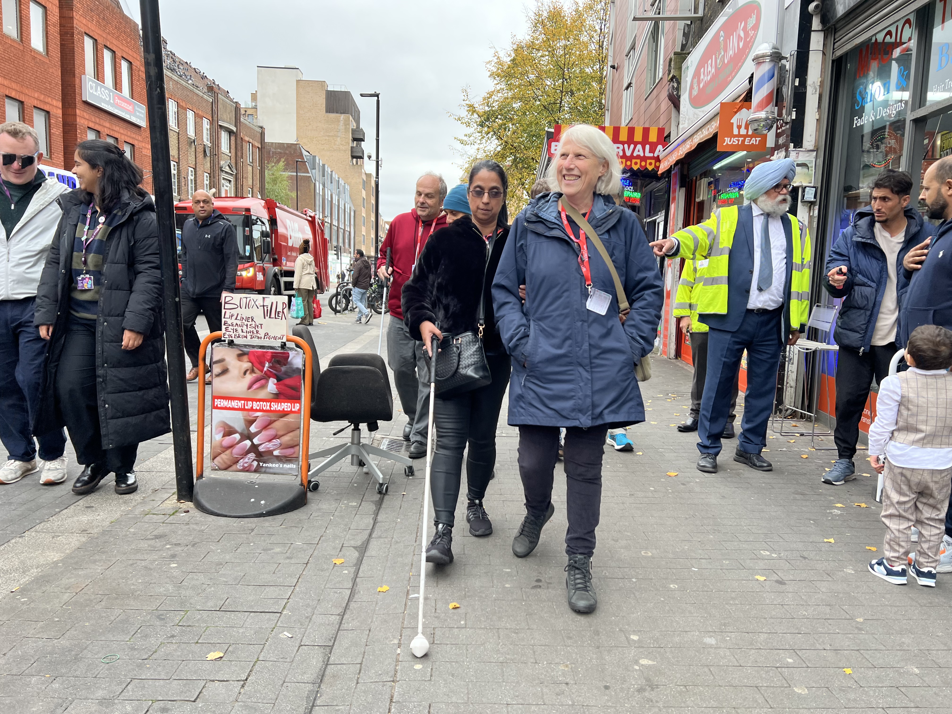 Amrit quoted with her support worker mel