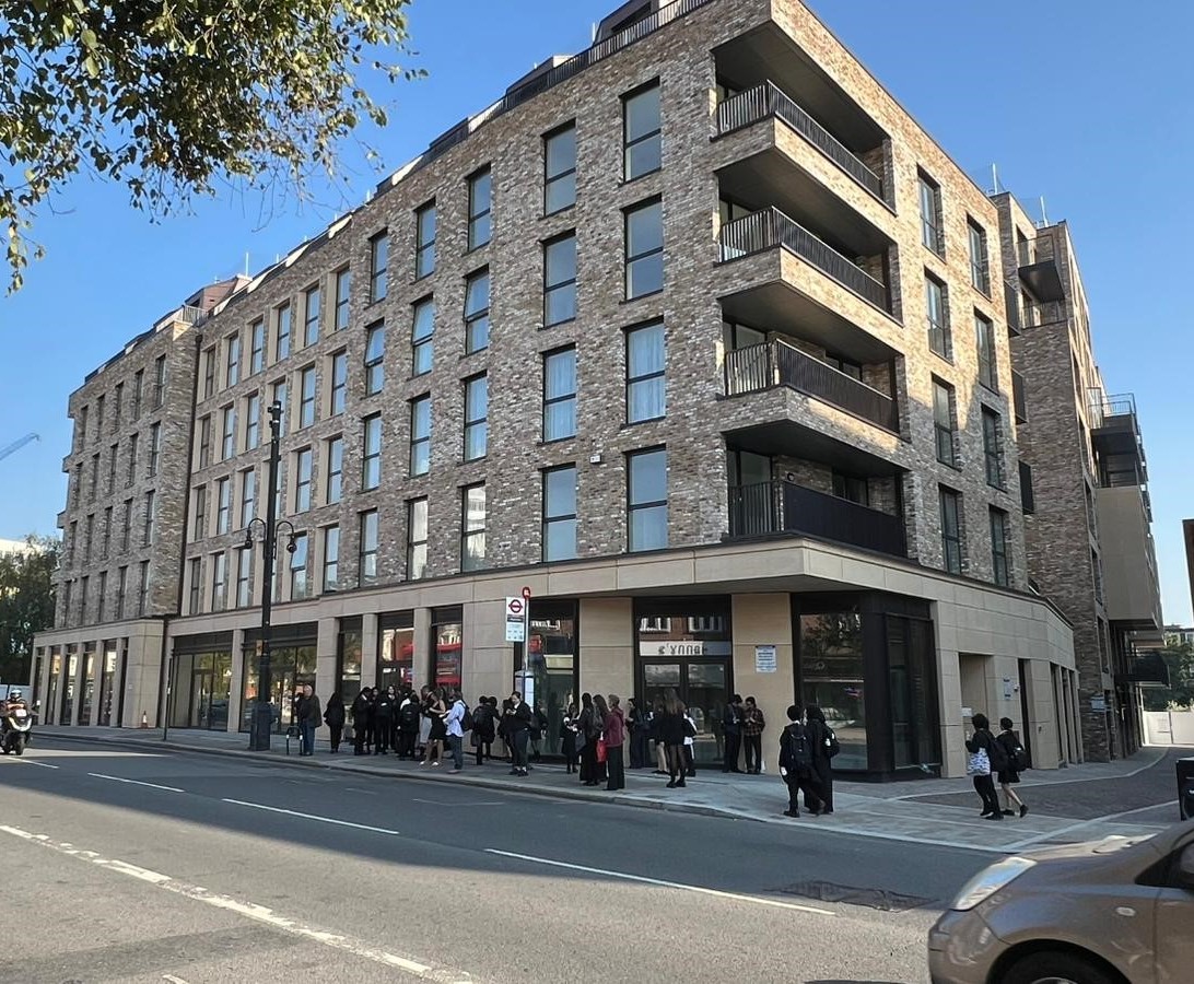 Brentford Block D from the road