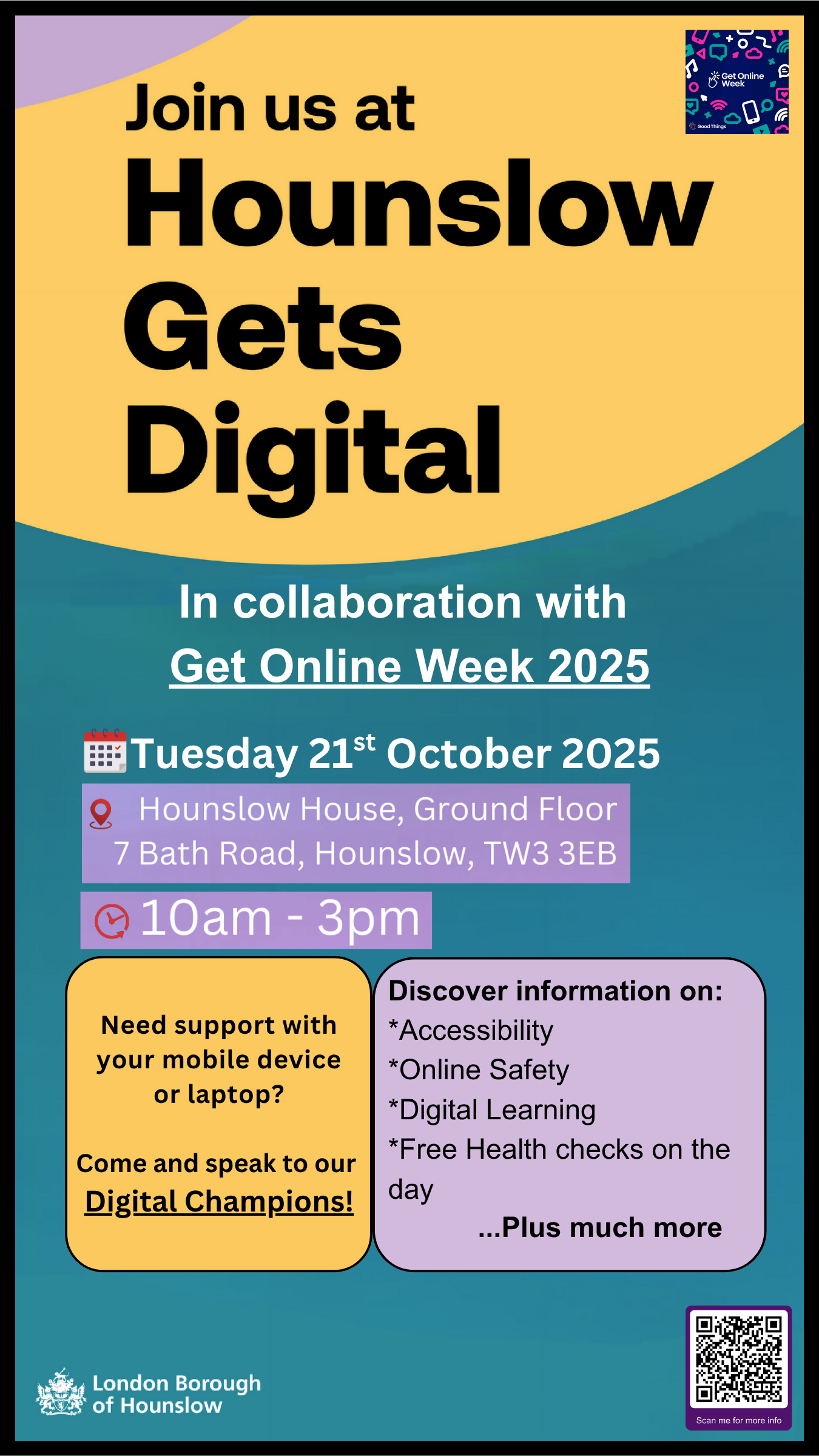 Hounslow Gets Digital 2025 poster