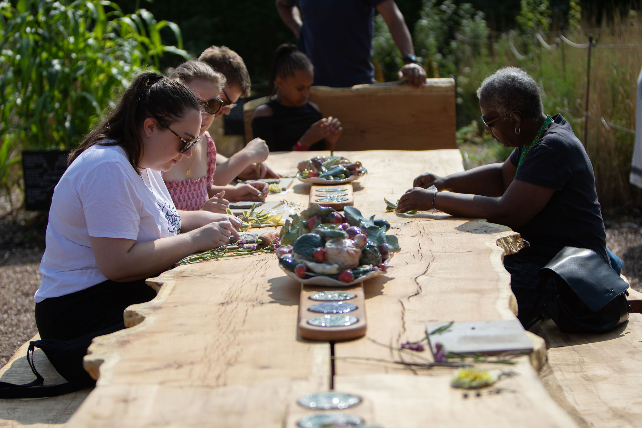 a crafting event at boston manor house. photo: Andre Pattendon