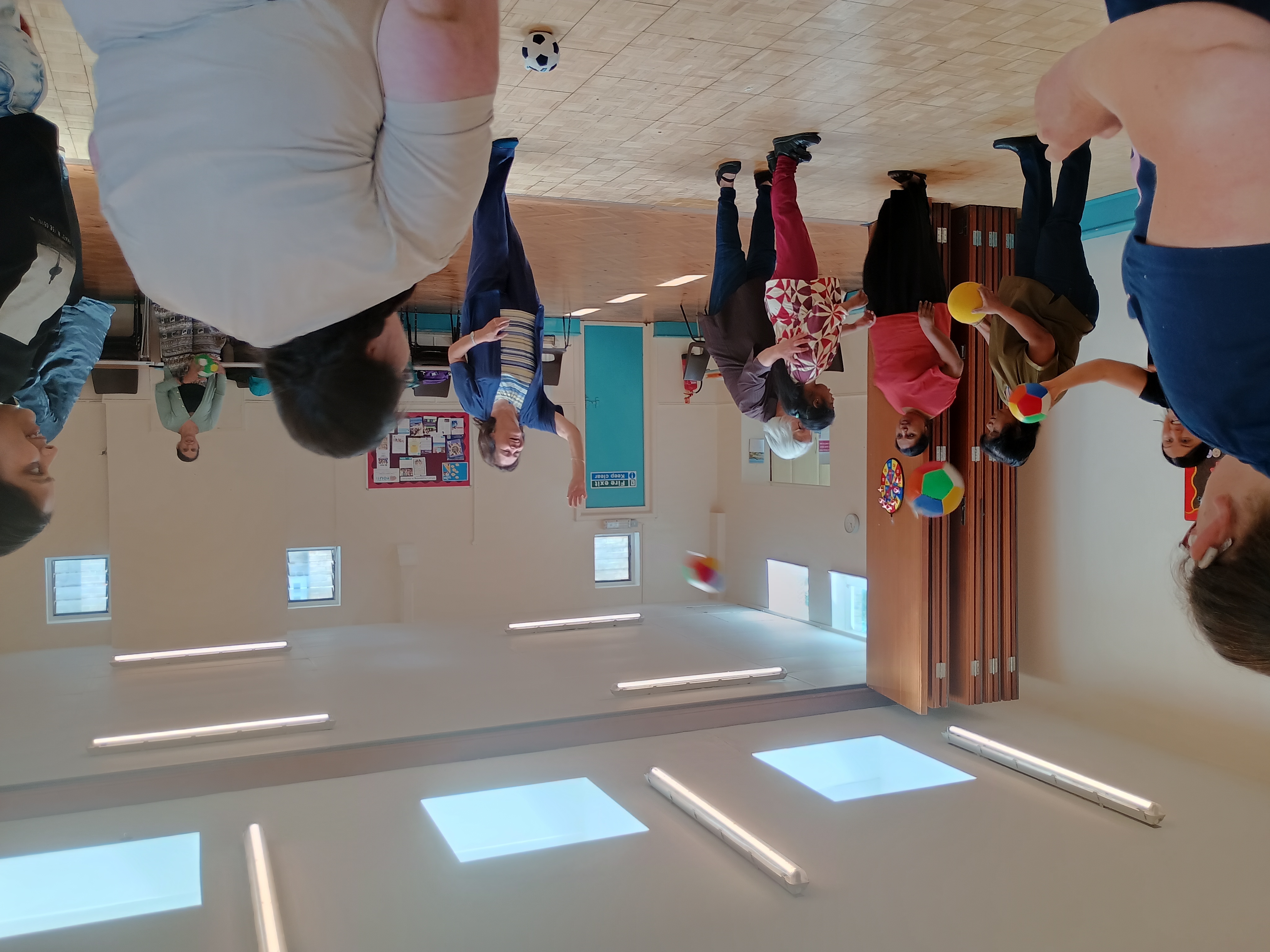 An activity in a community hall