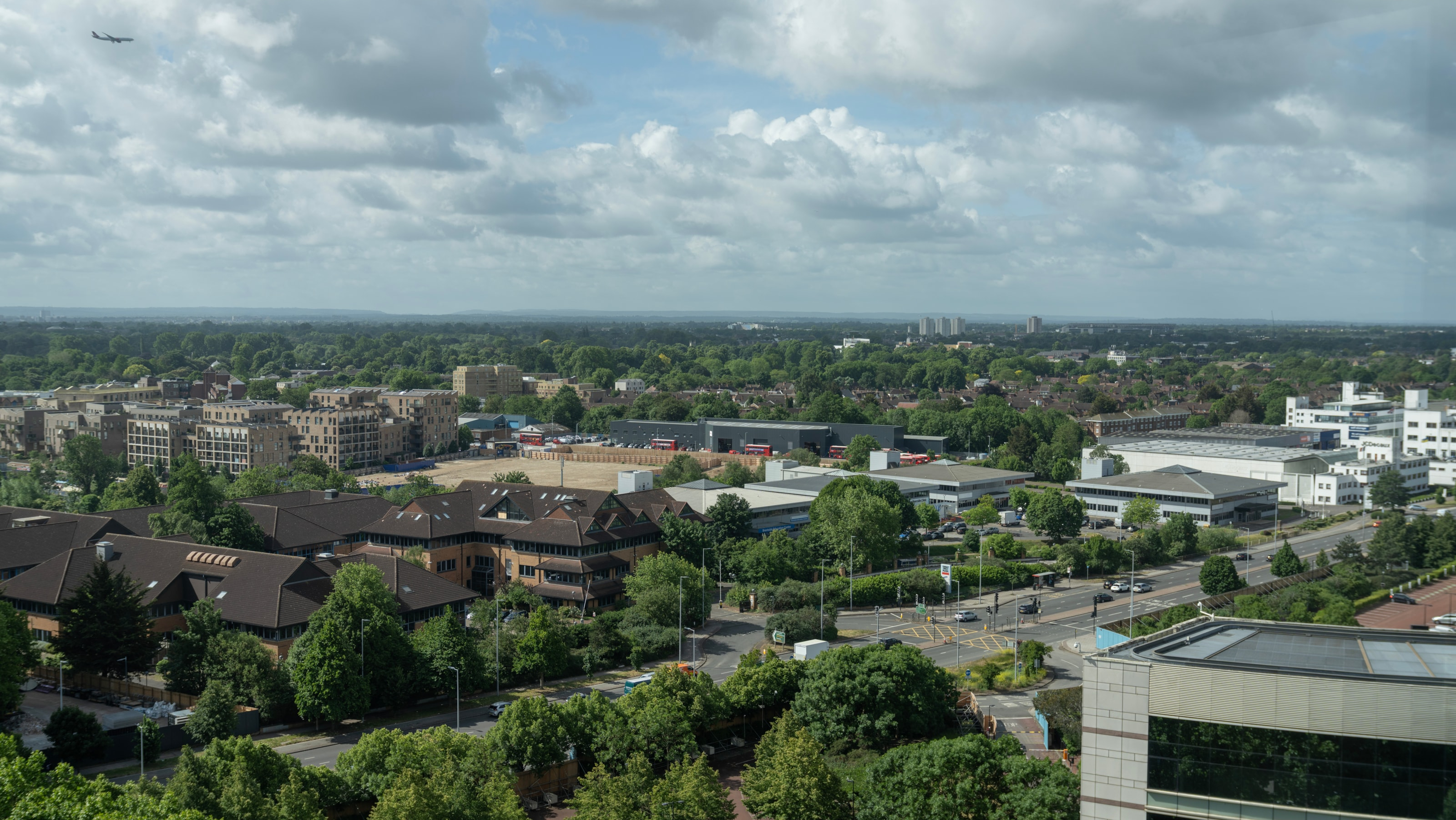an aerial view of hounslow