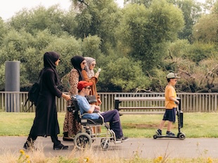 People walking in Hounslow