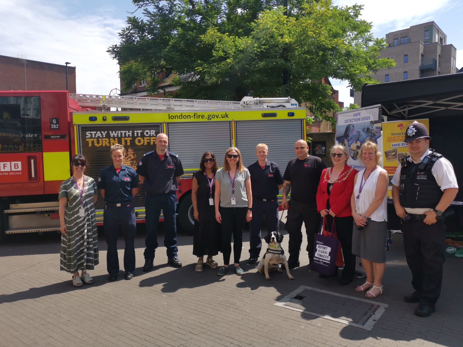 Group picture of the Tobacco Awareness Roadshow attendees