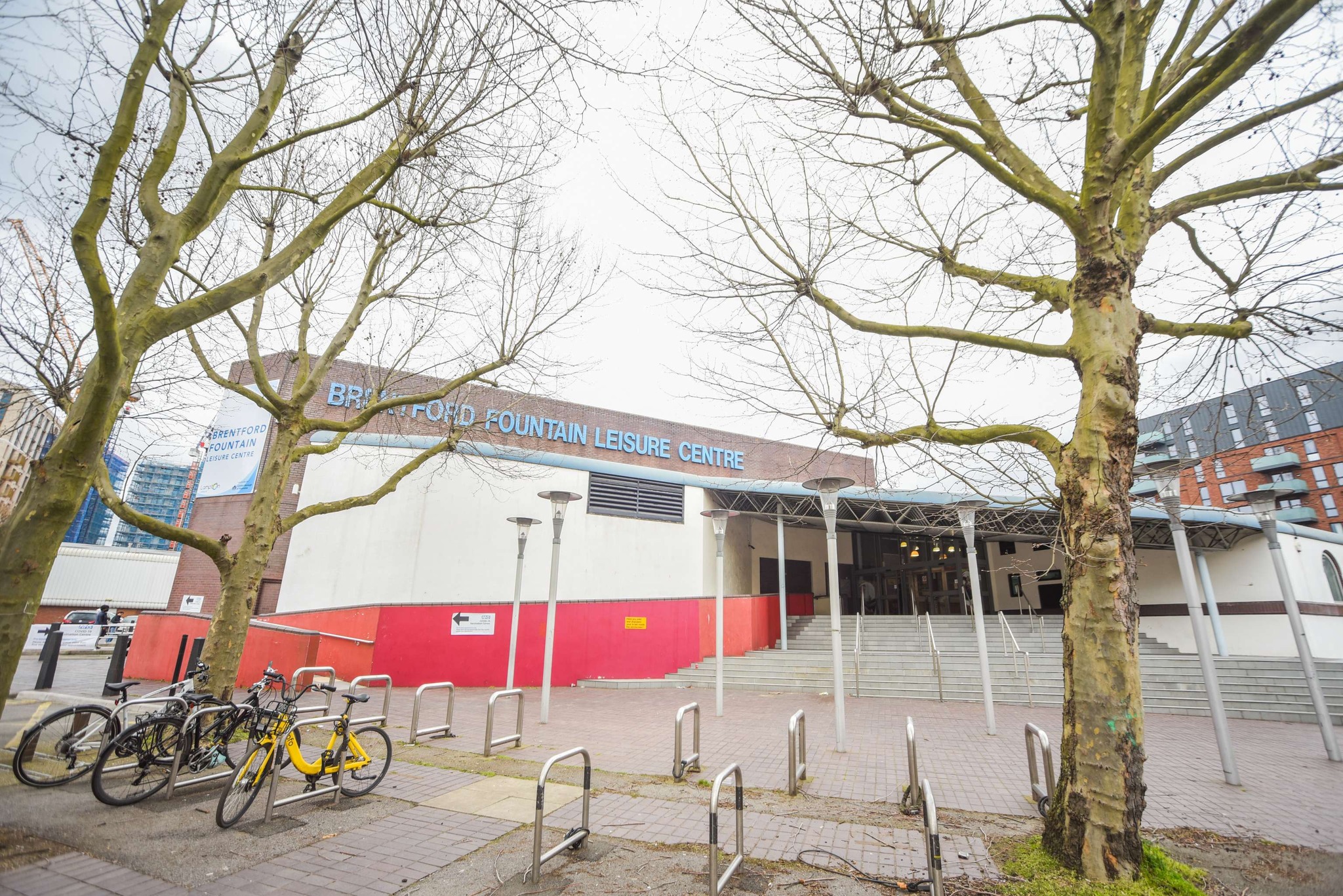 Brentford Fountain Leisure Centre pictured from outside