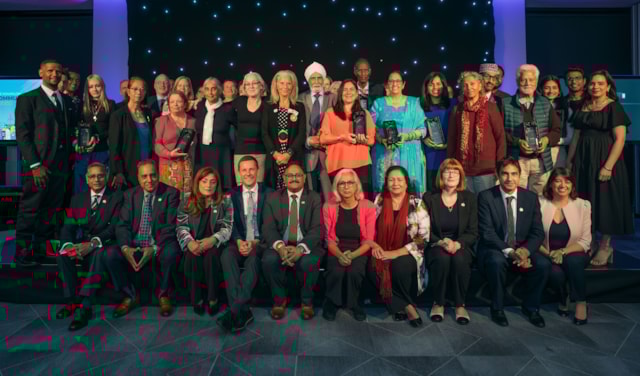 Community Star Award winners with other guests and councillors