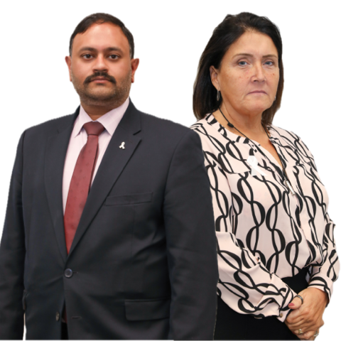 Cllr Shantanu Rajawat and Cllr Sue Sampson