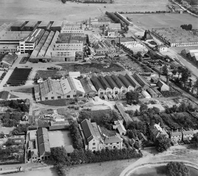 Feltham From the Air 1948