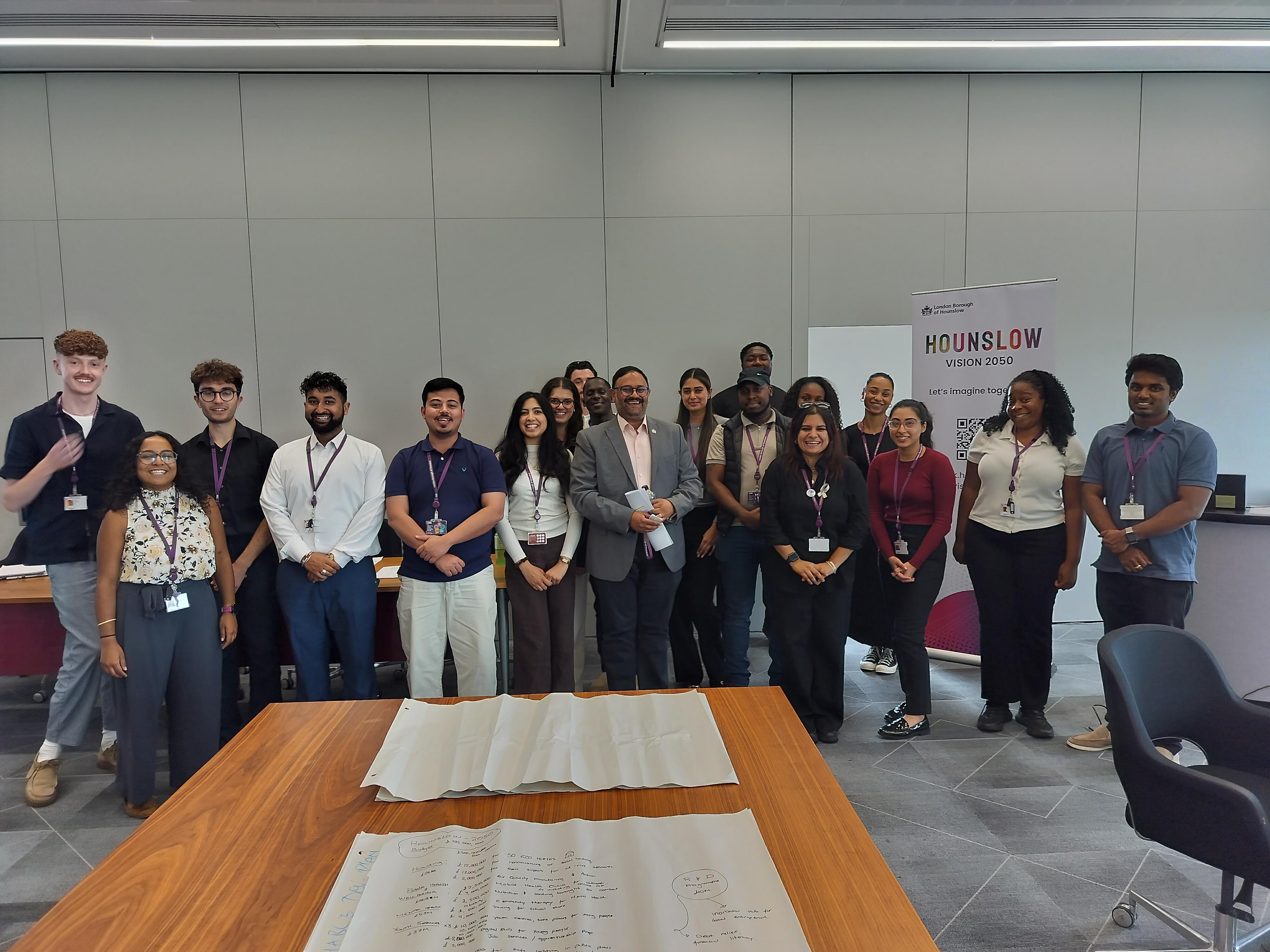 YPN attendees standing together